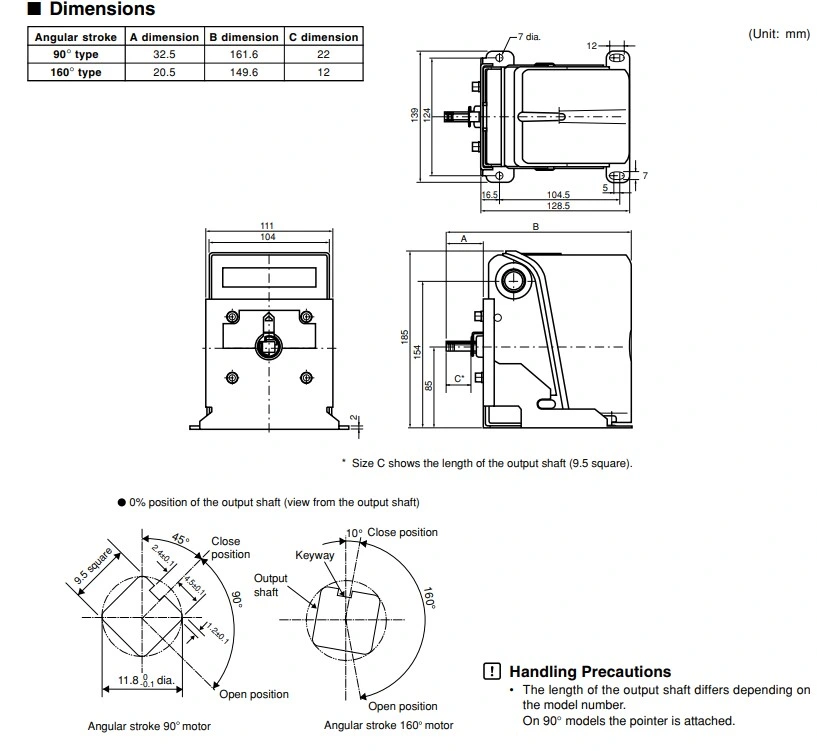 Azbil or Ecm3000f910c Flow Control Valve Servo Damper Actuator Motor for Gas Burners Parts