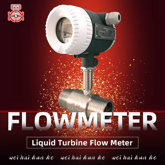 Débitmètre à turbine, type de canalisation d'eau liquide, haute