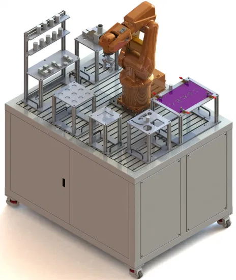 Plate-forme de Train Robot éducatif personnalisée ABB/Fanuc/Kuka/ Yaskawa/NACHI, bras robotique industriel à 6 axes, cueilleur industriel